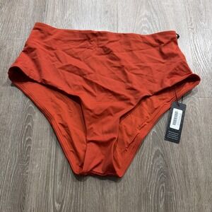 NWT Cuup Size 4 Lava The Highwaist Swim Bottoms UPF 50 Protection